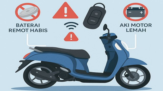 Motor Scoopy Remot Tidak Bisa Nyala? Begini Cara Mengatasinya