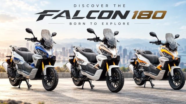 Aveta Falcon 180 hadir sebagai skutik adventure 174 cc dengan ABS, TCS, layar TFT 7 inci, dan tangki 14 liter. Simak spesifikasi lengkapnya.