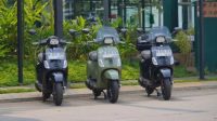 New Vespa S 150 hadir dalam 3 pilihan warna, Green Tenace, Grey Intrepido, dan Black Convinto, dengan mesin 150 cc i-Get dan desain sporty